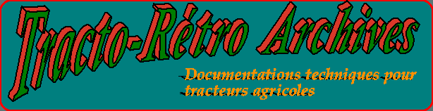 Tracto Rtro Archives le spcialiste de la documentation technique agricole